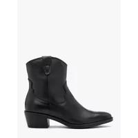 Women’s leather cowboy ankle boots Ryłko Leyla