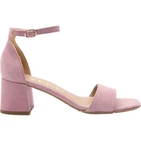 Veloursleder Absatzsandalen Damen Ryłko