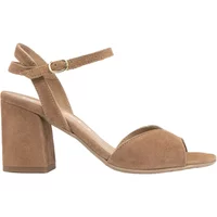 Block Heel Suede Leather Women's Sandals Ryłko Tara