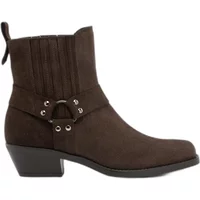 Women's suede boots Ryłko Biker