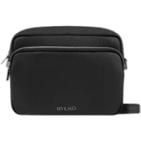 Women's leather closure shoulder bag Ryłko