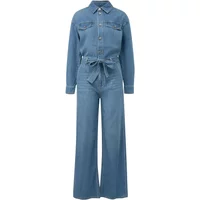 Denim-Overall mit Hemdkragen und Textilgürtel für Damen s.Oliver