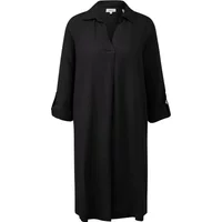 Leinenmix Kleid mit Hemdkragen und Manschetten Damen s.Oliver