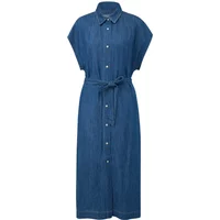 Midi Jeanskleid mit Kragen und Stoffgürtel für Frauen s.Oliver