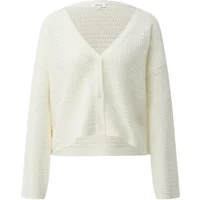 Fein gestrickte Baumwollmischung Cardigan mit V-Ausschnitt für Damen s.Oliver