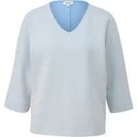 Soft Jersey V-Neck Sweatshirt with Structured Pattern for Women s.Oliver