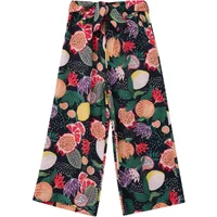 Wide-Leg Viskose-Crêpe Hose mit Bindegürtel für Baby Mädchen s.Oliver