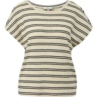 Women's Casual Fit Striped Sweatshirt with Round Neck s.Oliver