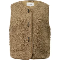 Weste ohne Ärmel Teddy mit Boucle für Damen s.Oliver