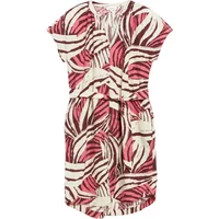 Ärmelloses Jersey-Kleid aus gemischtem Leinen mit Allover-Print und Raffung für Damen s.Oliver