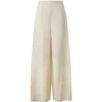 Hose aus Leinenmix mit elastischem Bund Hohe Taille Weite Beine Damen s.Oliver
