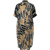 Fließendes Kleid aus Viskose-Mix mit gerüschten Details für Damen s.Oliver