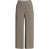 Hoch taillierte Hose mit Muster und elastischem Bund für Frauen s.Oliver