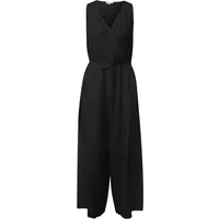 Ärmelloser V-Ausschnitt-Jumpsuit mit Raffung für Damen s.Oliver