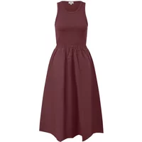 Midi-Kleid aus Mischgewebe mit seitlichen Nähten und aufgesetzter Tasche Damen s.Oliver