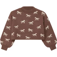 Pullcourt aus Strick mit Intarsienmuster Loose Fit Mädchen s.Oliver