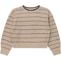 Gestreifter Strick-Pullover mit dekorativem Saum Loose Fit Mädchen s.Oliver
