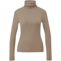 Langarm-T-Shirt mit taillierter Passform Rollkragen Damen s.Oliver