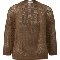 Oversize Cardigan mit kurzen Ärmeln für Frauen s.Oliver
