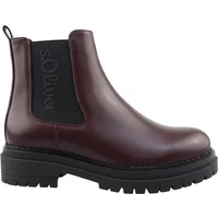 Lederstiefeletten Damen s.Oliver Chelsea