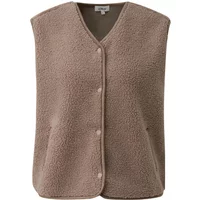 Lässige Teddyplüsch-Weste für Damen s.Oliver