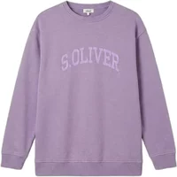 Sweatshirt Garment Dye mit Logo Damen s.Oliver