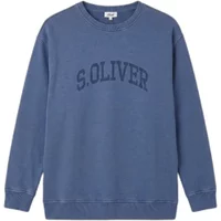 Sweatshirt Garment Dye mit Logo Damen s.Oliver