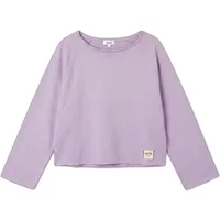 Schweißshirt mit schulterfreien Ärmel und Logo-Patch für Frauen s.Oliver