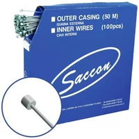 Velo Store - UK Stainless steel derailleur cable Saccon (x100) | Extra 10% off with Subscription, Postage £16.79 to UK Fedex.