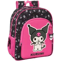 Backpack compatible with adjustable trolley Safta Hello Kitty Kuromi