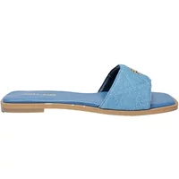 Denim Mules with Logo Women Salsa Jeans