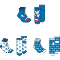 Football Socks Sega Sonic The Hedgehog (x3)