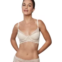 Moulded bra with plunge for women Selmark Agatha Mariage
