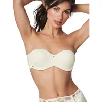 Moulded underwired bandeau bra for women Selmark Federica