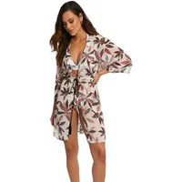 Three-quarter sleeve beach tunic for women Selmark Jamaica
