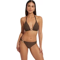 Women's moulded triangle bikini top Selmark Corfu