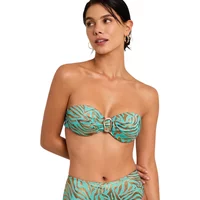 Bandeau-Bikinioberteil für Damen Selmark Utopia