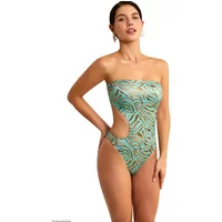 Badeanzug 1-tlg. Bustier mit Bügel für Damen Selmark Utopia