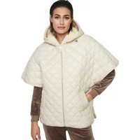 Quilted cape coat for women Selmark PC1 Style ADD