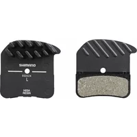 Velo Store - UK Resin bicycle brake pads with fin and spring with cotter pin Shimano H03A-RF (x2) | Extra 10% off with Subscription, Postage £16.79 to UK Fedex.