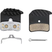 Velo Store - UK Pair of metal bicycle brake pads with fin and spring with cotter pin Shimano H03C-MF | Extra 10% off with Subscription, Postage £16.79 to UK Fedex.