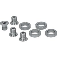 Velo Store - UK Inner tray fixing bolts (m8 x 9.6 / 1 unit = 4 pcs.) and spacers (1 unit = 4 pcs.) Shimano FC-4703 (x4) | Extra 10% off with Subscription, Postage £16.79 to UK Fedex.