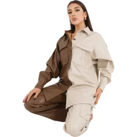 Women's faux leather shirt Sixth June