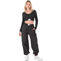 Women's nylon joggers with double waistband Sixth June