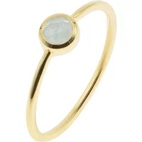 Aquramarine-Ring mit vergoldetem Schmuck für Damen Sloya Gemia