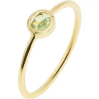 Gold-plated peridot stone ring for women Sloya Gemia