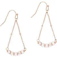 Howlite gemstone earrings for women Sloya Piana
