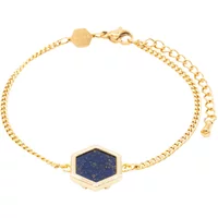 Lapis lazuli stone bracelet for women Sloya Hexalia