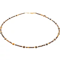 Tiger's eye stone necklace for women Sloya Paloma