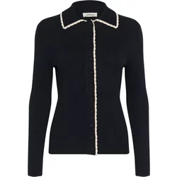 Women's Polo Neck Cardigan Soaked In Luxury Sllysandra